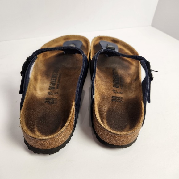 Birkenstock Gizeh Women's Casual Comfy Thong Sandals Blue Size 38 (7-7.5) - Picture 3 of 8